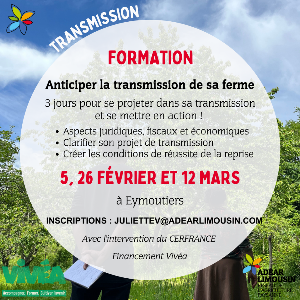 Transmission nouvelles dates